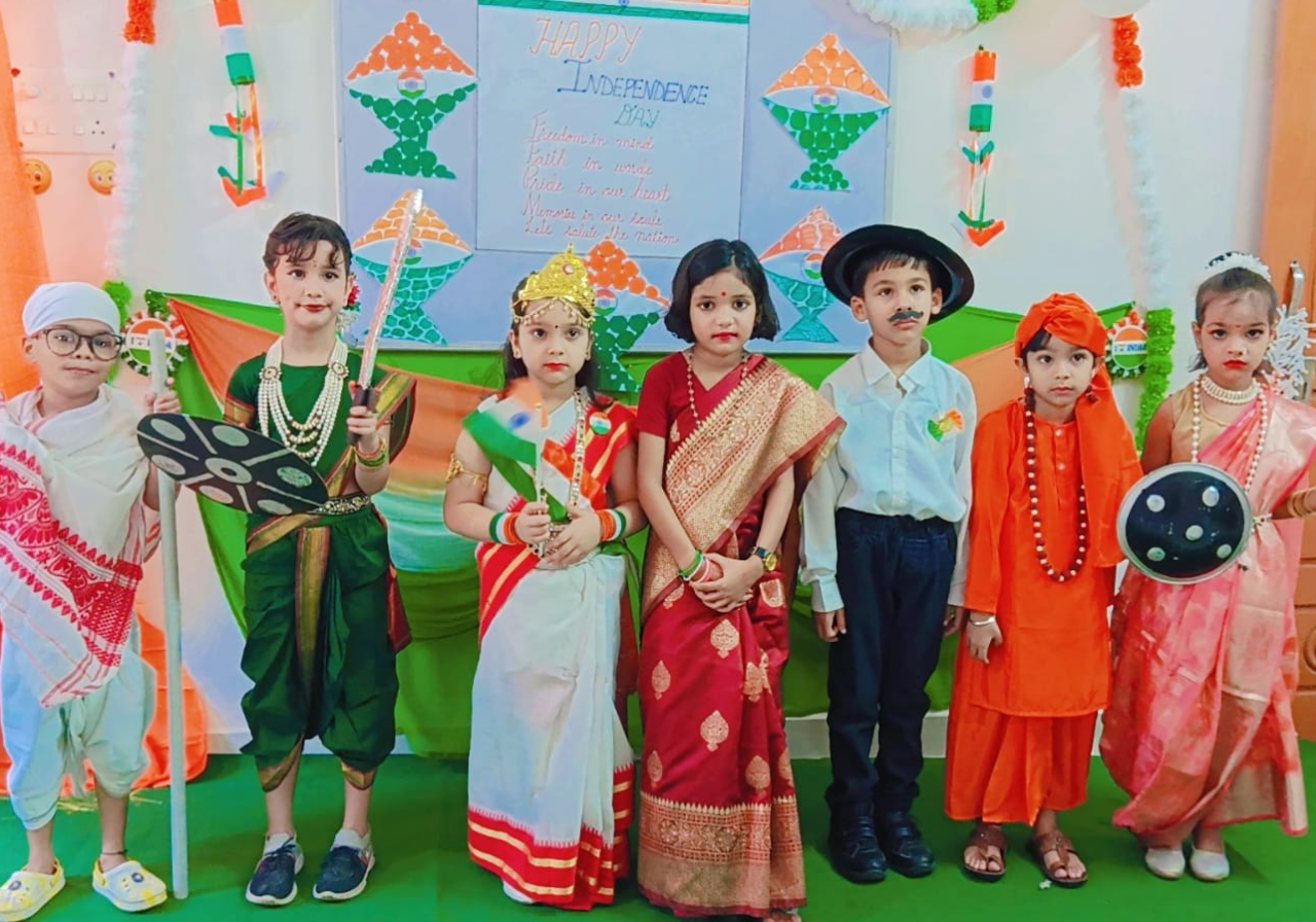 Kids performing at event